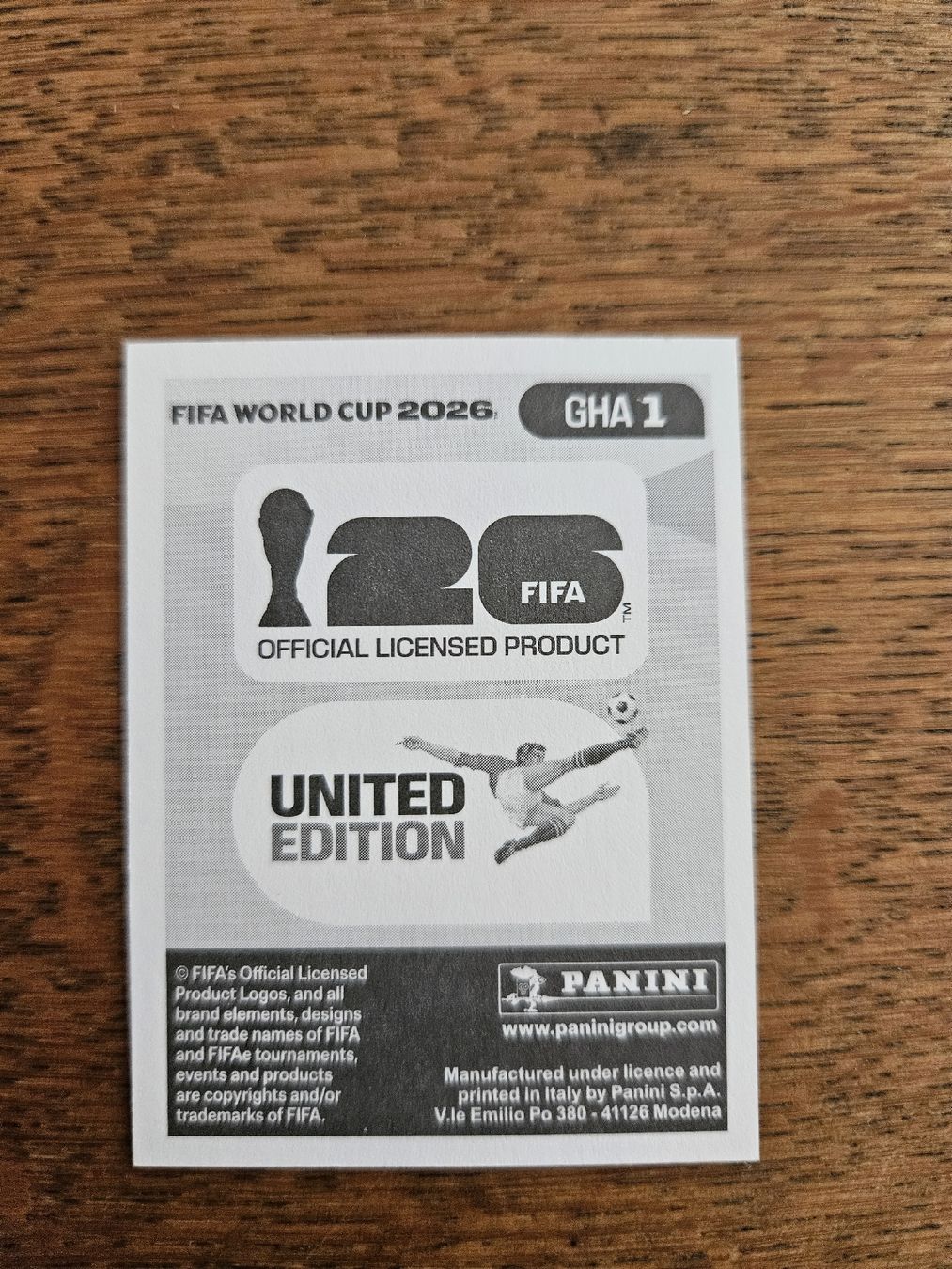 Panini Carte collezionabili: Panini Sticker WM 2026 - GHA 1 – Nuovo (secondo la descrizione) da Reinach BL venduto da BaselStar 1