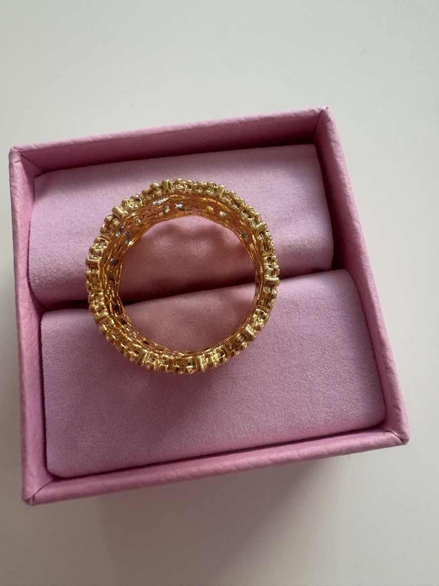 Anelli: Funkelnder Ring Bi Color – Nuovo (secondo la descrizione) da Obbürgen venduto da bugi6868 3