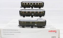 H0 Märklin 43973 DR Oldtimer Personenzug OVP NP 256.-Vitrine