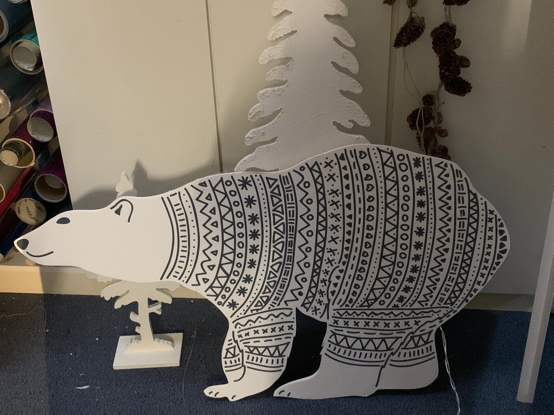 Toutes les décorations: Eisbär im Strickpulli, Unikate gross – D'occasion à St. Gallen par Miousch