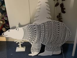 Eisbär im Strickpulli, Unikate gross