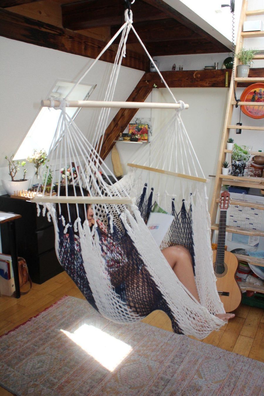 Poltrone pensili da giardino: Soft Mayan Hanging-chair - Handwoven – Nuovo e nell'imballaggio originale da Dübendorf venduto da Mayan-Dreams 6