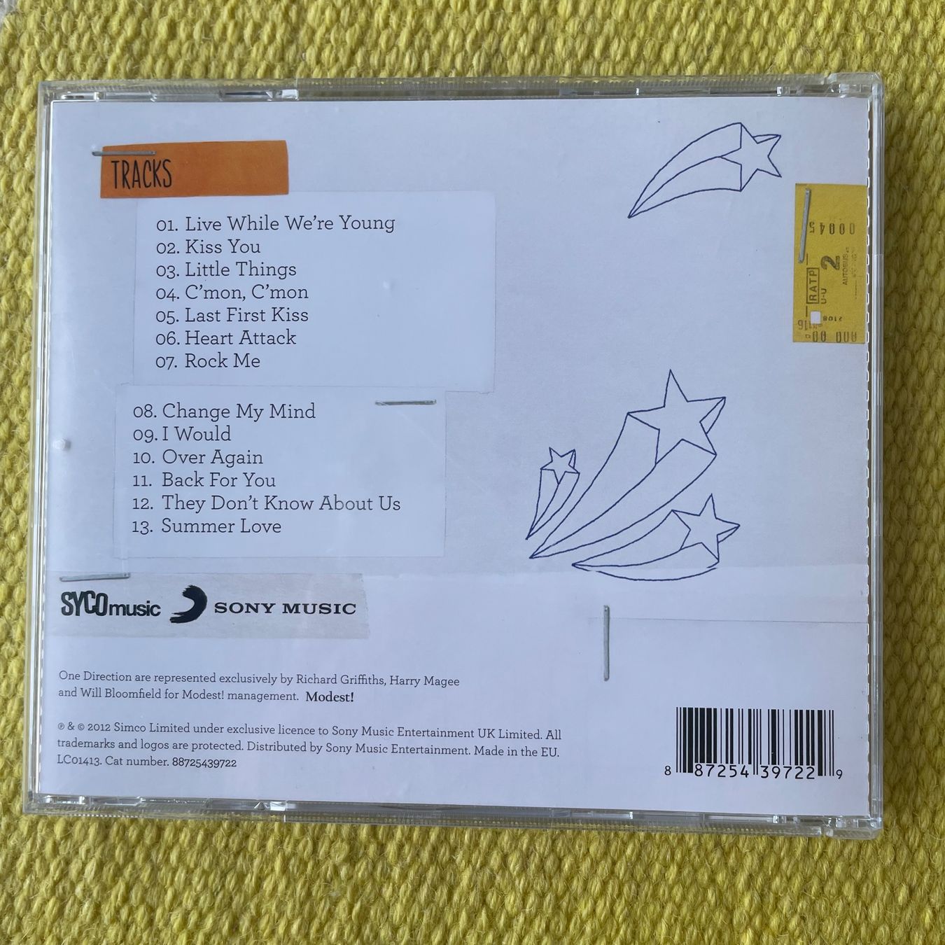 CD: ONE DIRECTION-TAKE ME HOME – Usato da Rorschacherberg venduto da CD-Roli 1