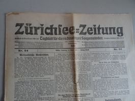 Zürichsee-Zeitung - 100 jährig - vom 6. März 1926