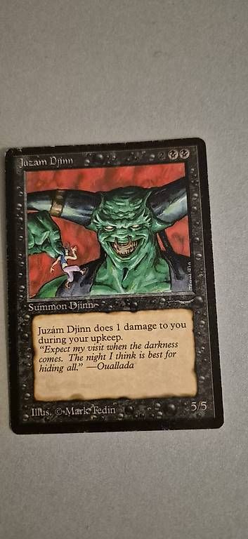 Magic The Gathering Carte collezionabili: Magic  Juzam Djinn – Usato da Genève venduto da Bayoushi