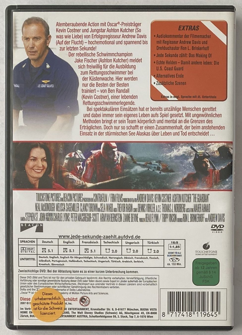 Alle DVDs: Jede Sekunde zählt, The Guardian – Gebraucht aus Flums von Asquillo 1