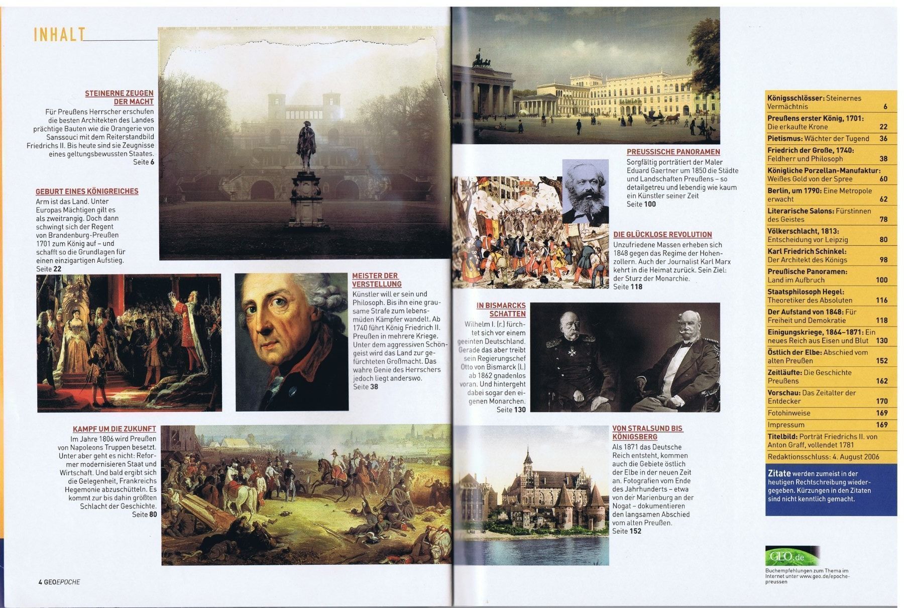 Zeitschriften & Magazine: GEO EPOCHE Heft Nr.23: Preussen – Gebraucht aus Unterengstringen von Lastchance 1