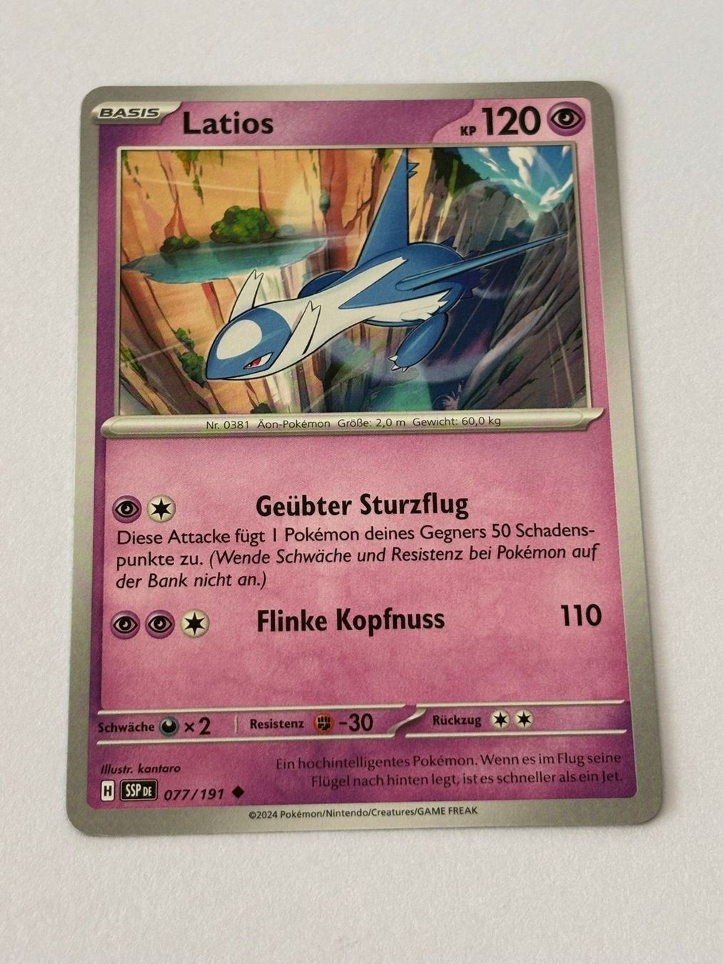Pokémon Carte collezionabili: Pokemon-Karte Latios 077/191 – Usato da Herisau venduto da Seyashop1