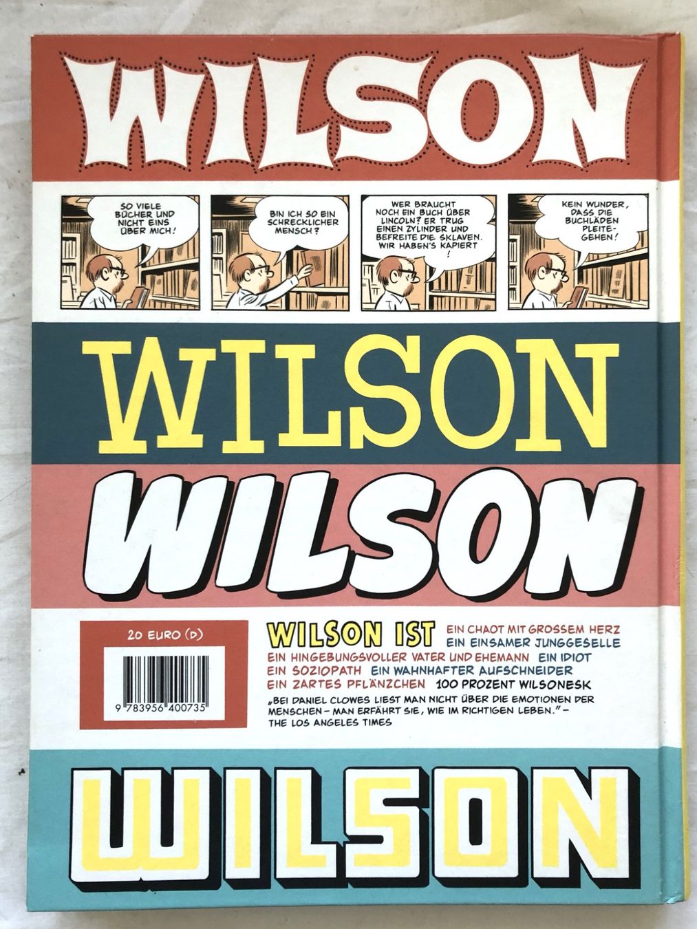 BD: Daniel Clowes - Wilson – D'occasion à Schaffhausen par durruti 5