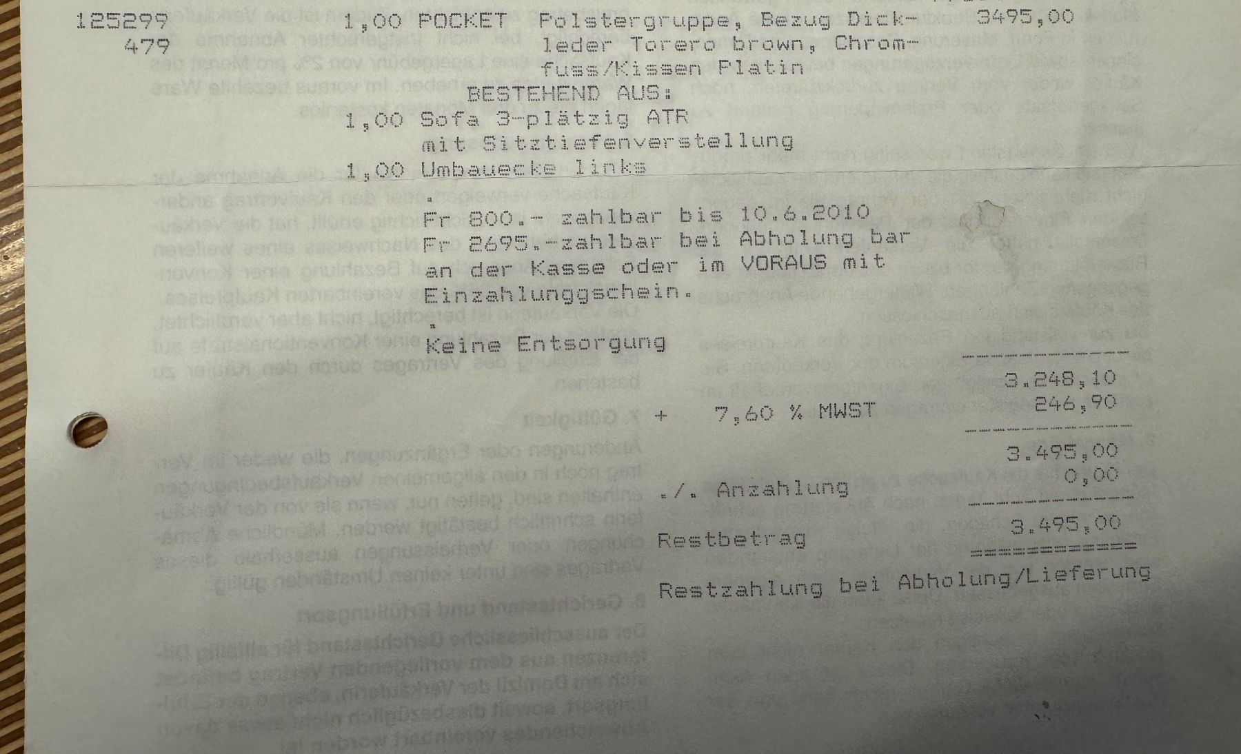 Divani: Ledersofa – Usato da Kestenholz venduto da cvx_889vv 6