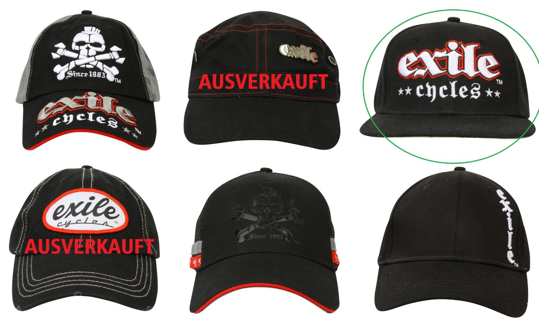 Hüte, Mützen & Caps: Exile Cap – Neu und originalverpackt aus Horgen von Ga123