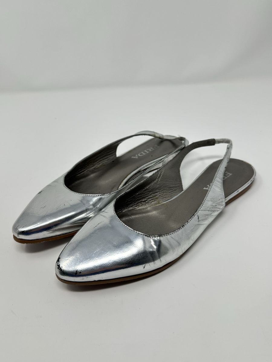 Scarpe da donna: Slingpumps von Frida, Silber, Gr. 36 – Usato da Luzern venduto da kim221080