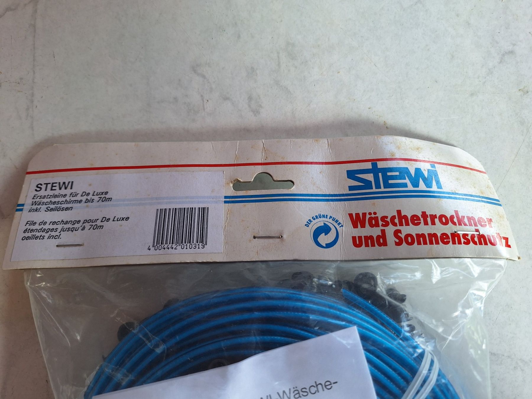Stewi Stenditoi: STEWI WÄSCHESEIL – Nuovo e nell'imballaggio originale da Huttwil venduto da Kunterbuntli