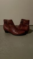 Damen Stiefeletten braun Leder Reissverschluss gebraucht
