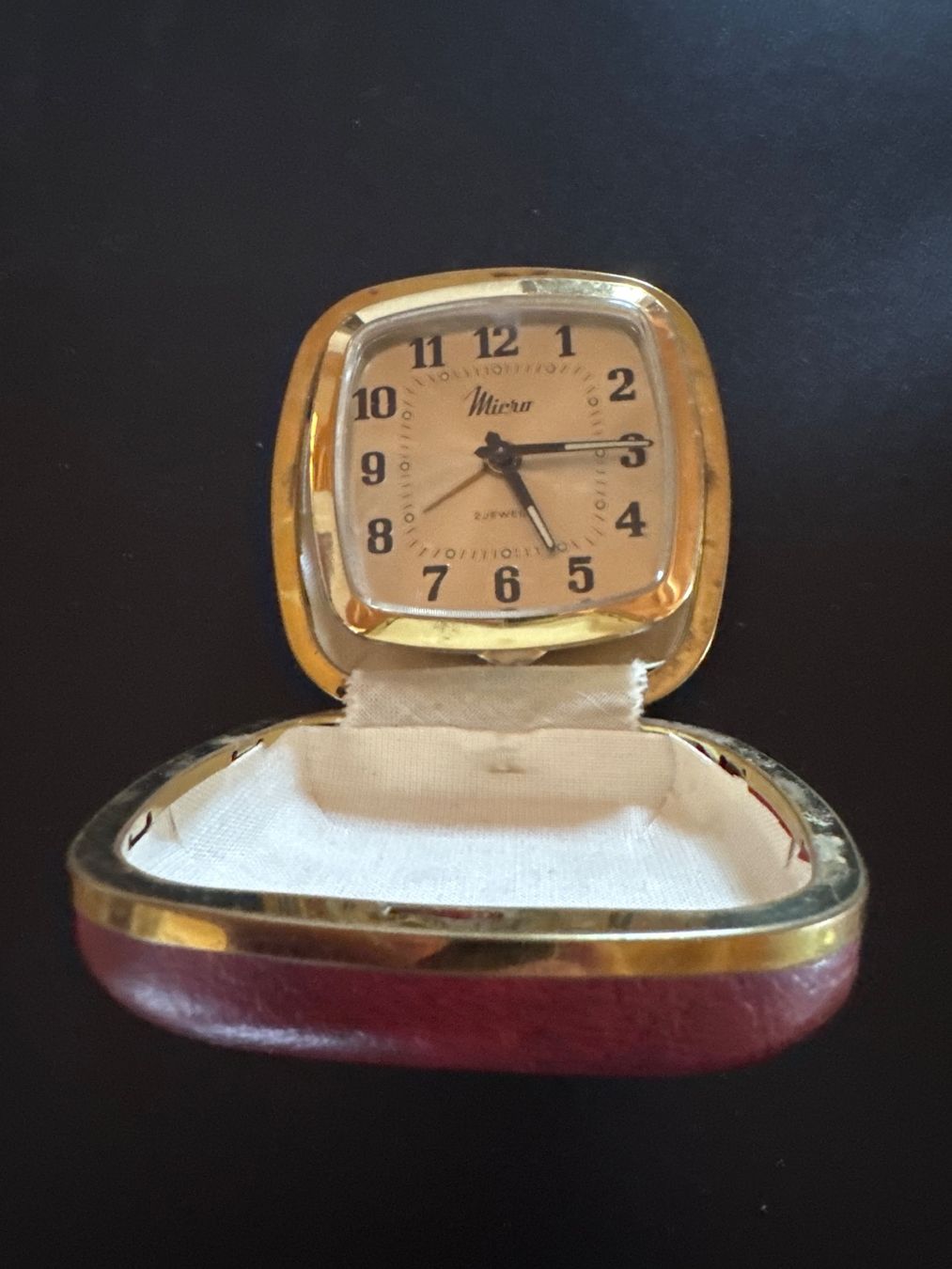 Wecker: Superbe réveil de voyage Micro vintage – Gebraucht aus Erde von CBarts 1