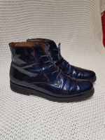 Gabor Stiefeletten blau Lackleder Gr.40.5 (7)