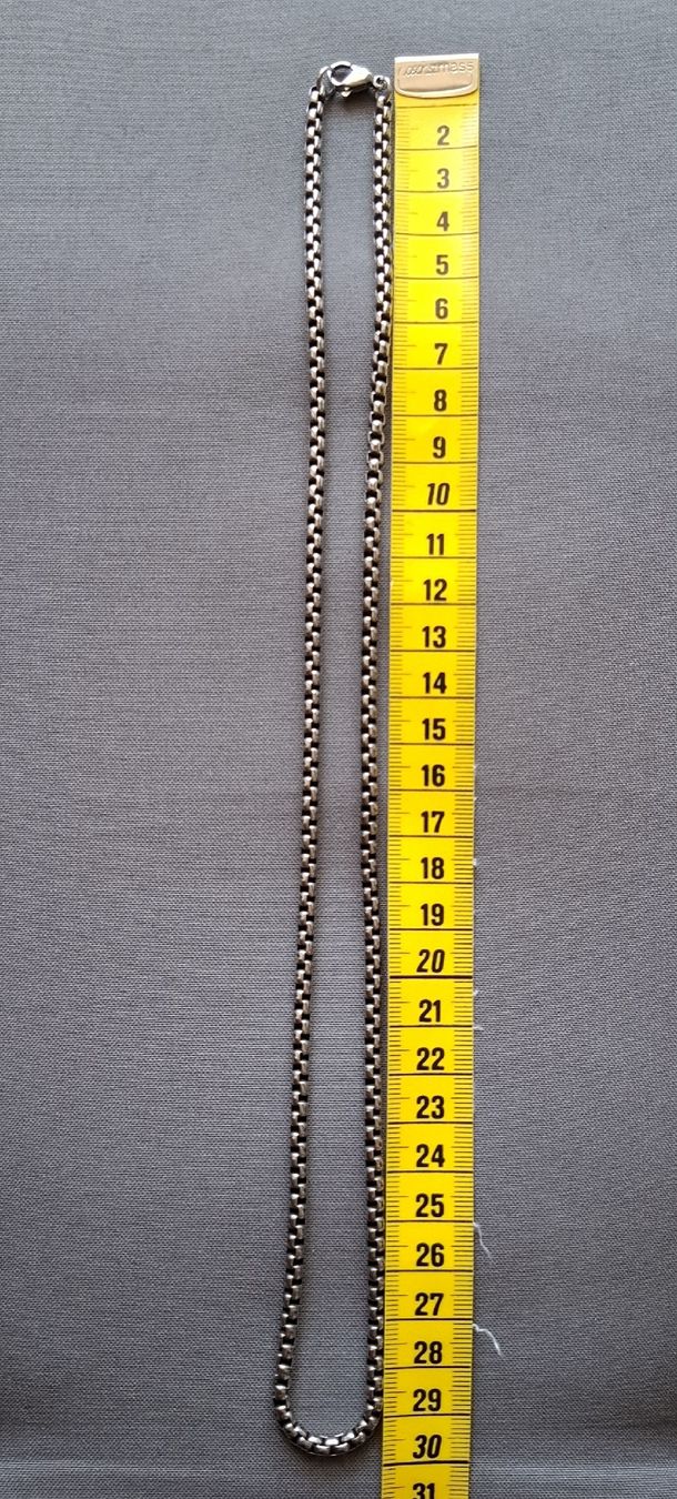 Ketten: Box Chain Halskette, Edelstahl – Gebraucht aus Dietikon von Hirschkopf 4