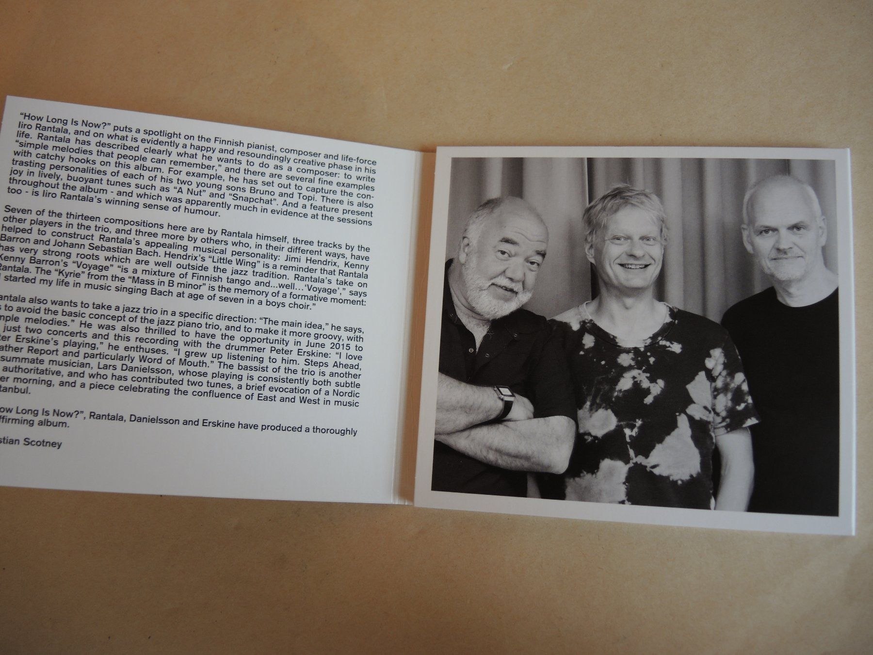 CD: RANTALA DANIELSSON ERSKINE CD how long is now? ACT – Usato da Rorschach venduto da maeck8 1