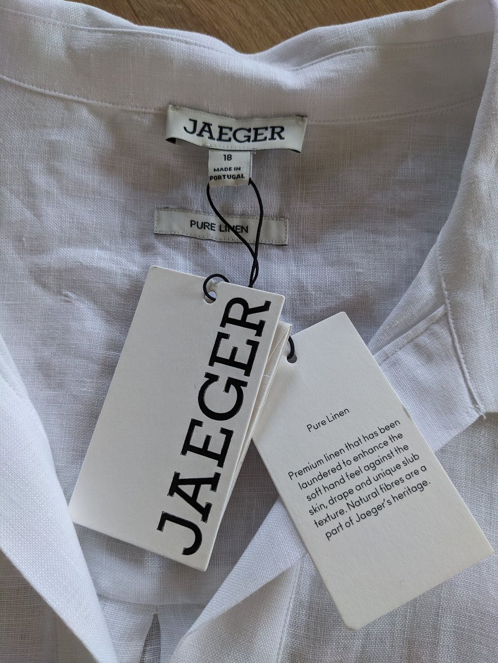 Camicette: JAEGER 100% Leinenbluse Gr. 46 – Nuovo e nell'imballaggio originale da Lengnau AG venduto da Nathi88 1
