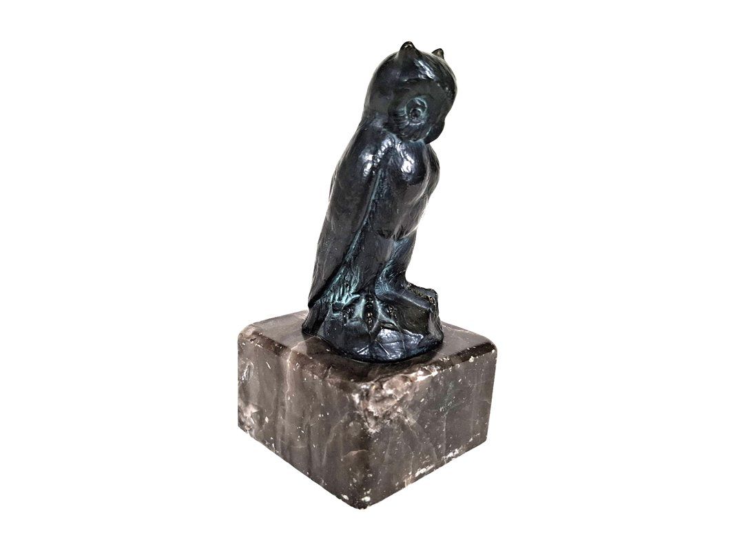 Skulpturen & Statuen: Antike Eulen Skulptur – Gebraucht aus Wil SG von Restwert_Wil 2