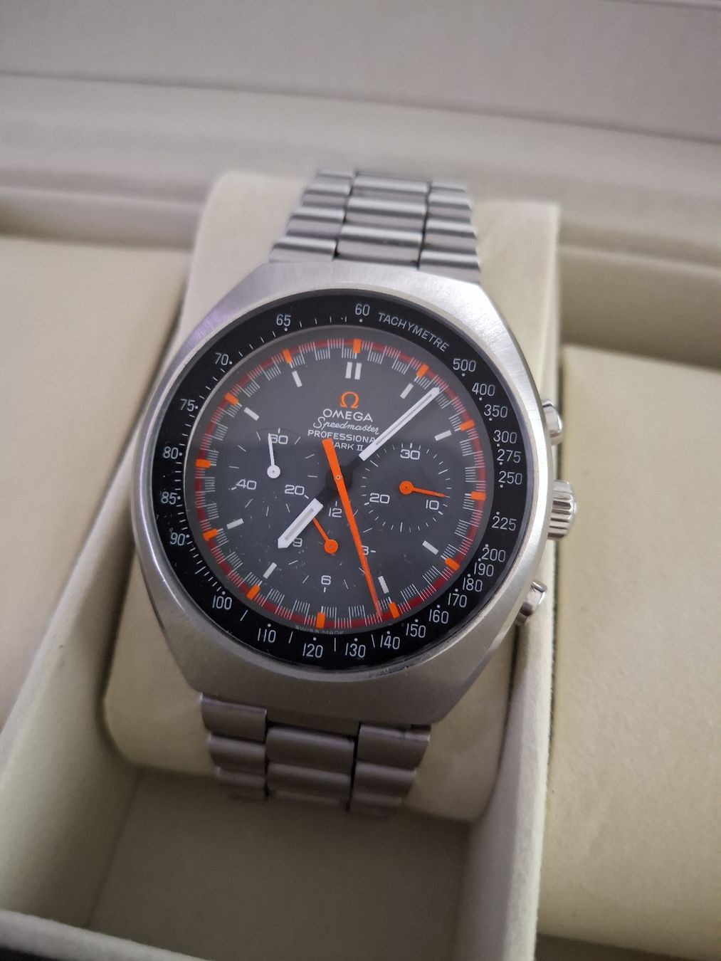 Omega Orologi: Omega Speedmaster Automatic Mark 2  Ab,1.- Chf. – Usato da Reiden venduto da Flomy-72 1