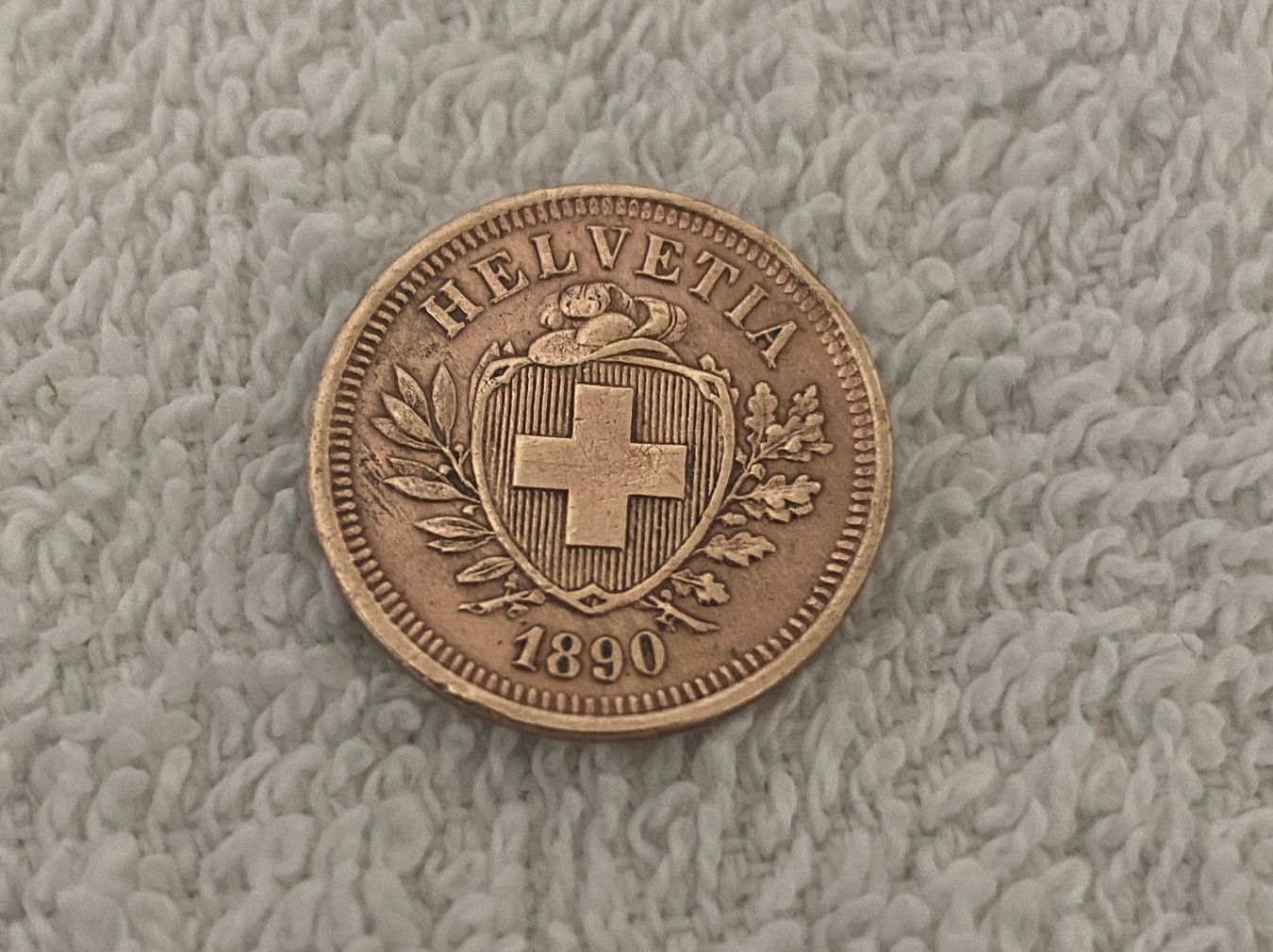 Tutti le monete: 1 centime/Rappen 1890 B – Usato da Nyon venduto da Ilmi09
