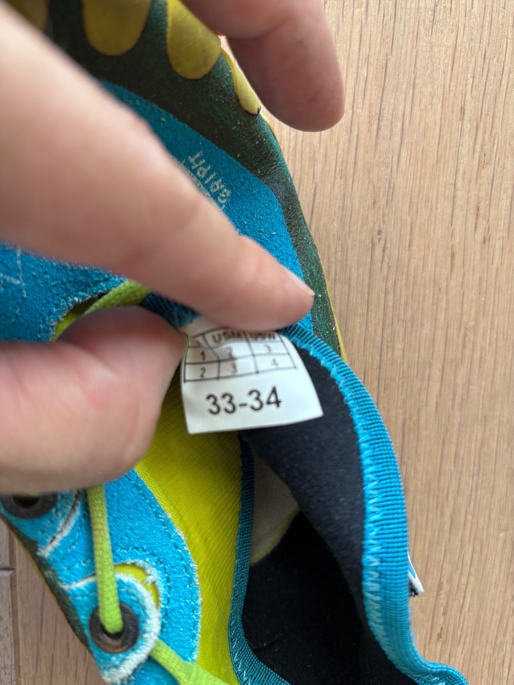 Scarpe da uomo: Kletterfinken Gr. 33-34 – Usato da Volketswil venduto da PHTLS 2