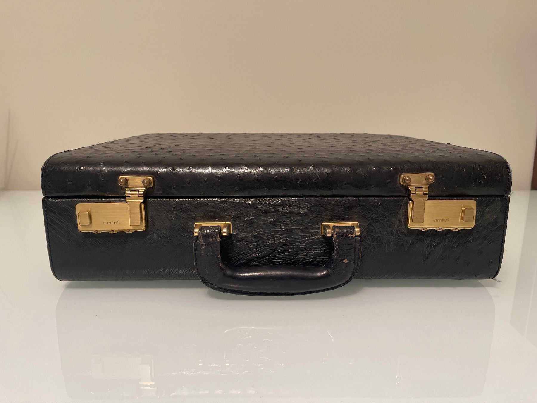 Koffer & Taschen: Aktentasche in Straussenleder – Gebraucht aus Zürich von SWKA 1