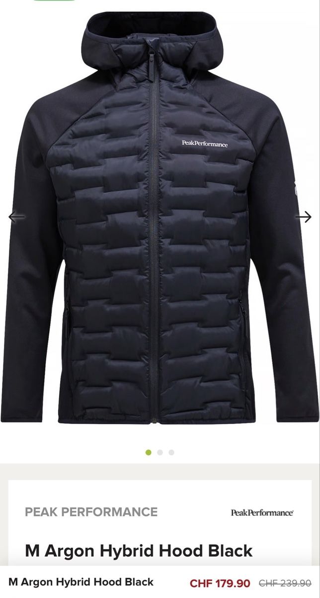Peak Performance Jacken: PEAK PERFORMANCE Argon Hood Jacket – Neu (gemäss Beschreibung) aus Emmen von max_679d 1