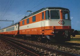SBB Jubiläumszug mit Städtewagen, 125 Jahre Schweizer Bahnen