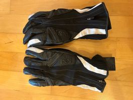 Motorradhandschuhe Leder schwarz Grösse 6 neuwertig