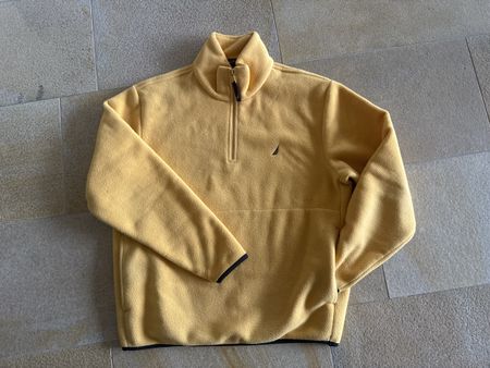 Nautica Fleece Pullover Gelb, Grösse S