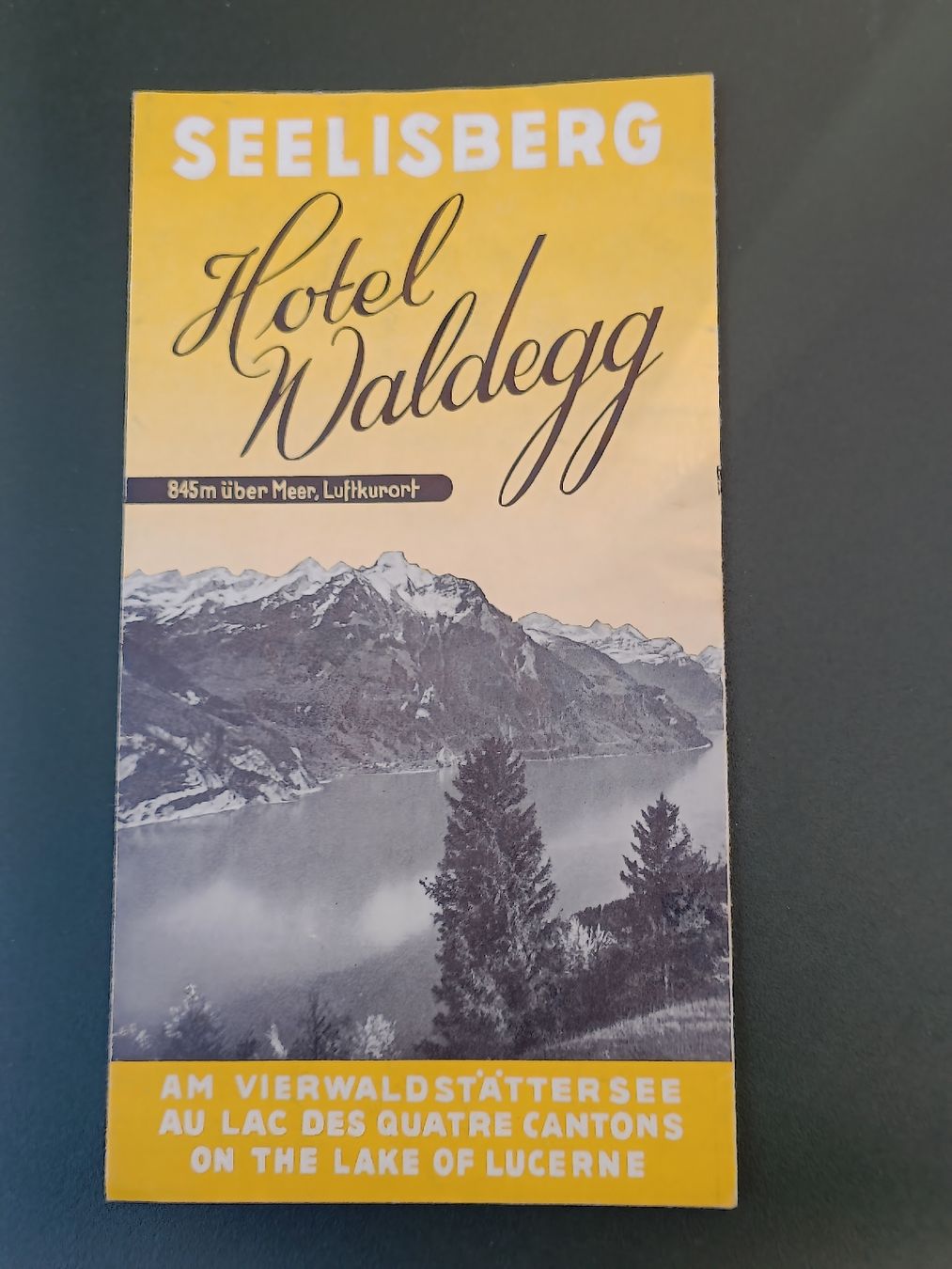 Dokumente: Alter Prospekt / Hotel Waldegg Seelisberg ca. 1930 – Gebraucht aus Brugg AG von Ente015 3