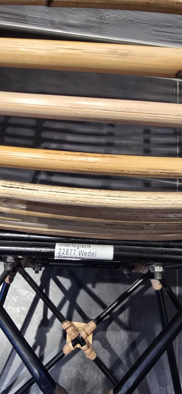 Chaises: 2 Rattan Stühle mit Metallgestell – D'occasion à Brugg AG par Bahoz02 6