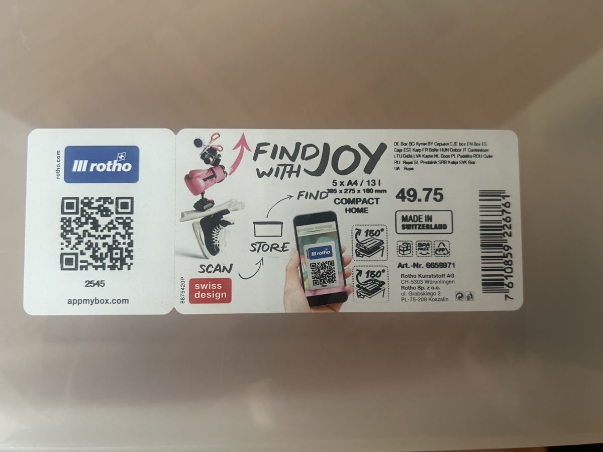 Contenitori & Simili: Aufbewahrungsbox rotho 13l – Usato da Liestal venduto da lis_ny7y 2