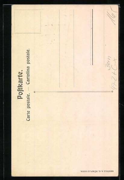 Cartoline postali: Bern, Studentenverbindung Concordia Gern – Usato da Berlin venduto da bartko-reher 1