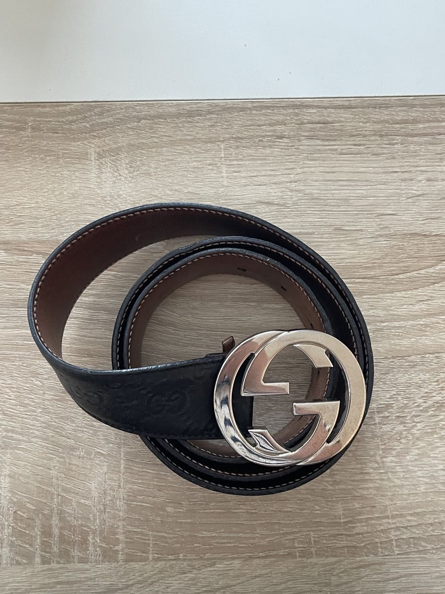 Gucci Cinture: Gucci Ledergürtel mit GG-Schnalle – Usato da Rümlang venduto da ohsnapiiitzme2