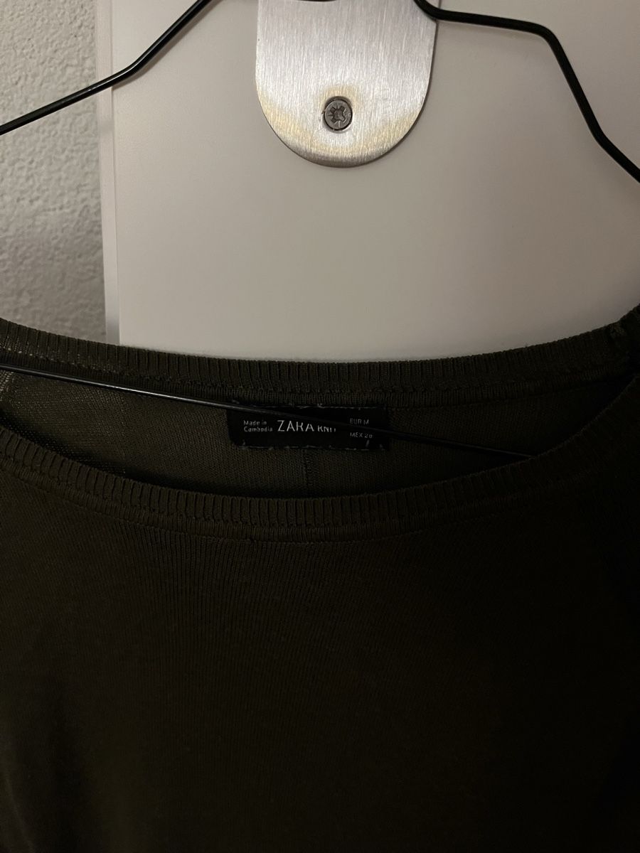 Maglioni & Felpe: Zara Basic Strickpullover, Grösse S, Khaki - Herbst – Usato da Abtwil SG venduto da and_8tpy 1