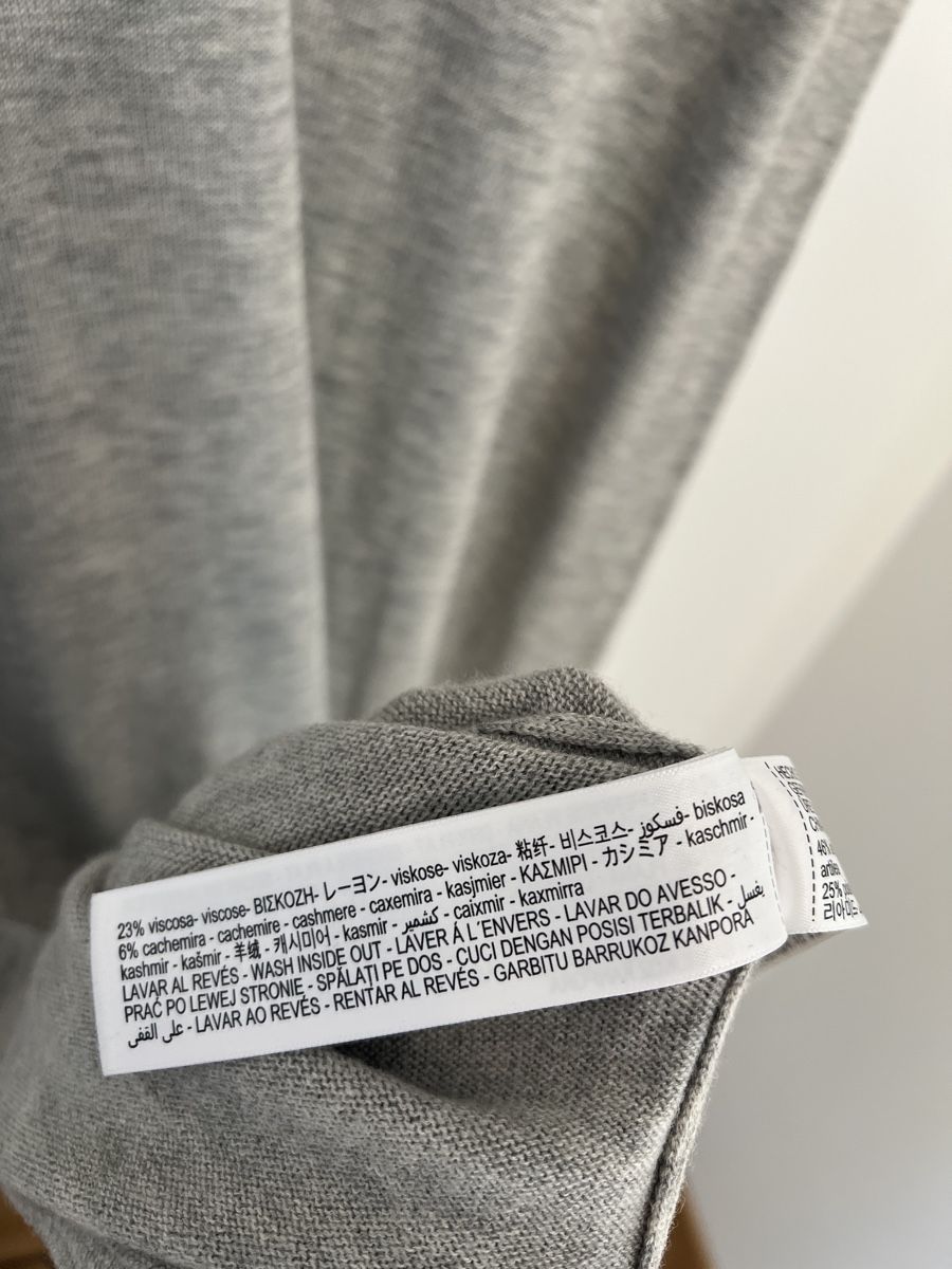 Massimo Dutti Vestiti: Robe en maille grise Massimo Dutti taille M – Usato da Montreux venduto da ZeAe 3