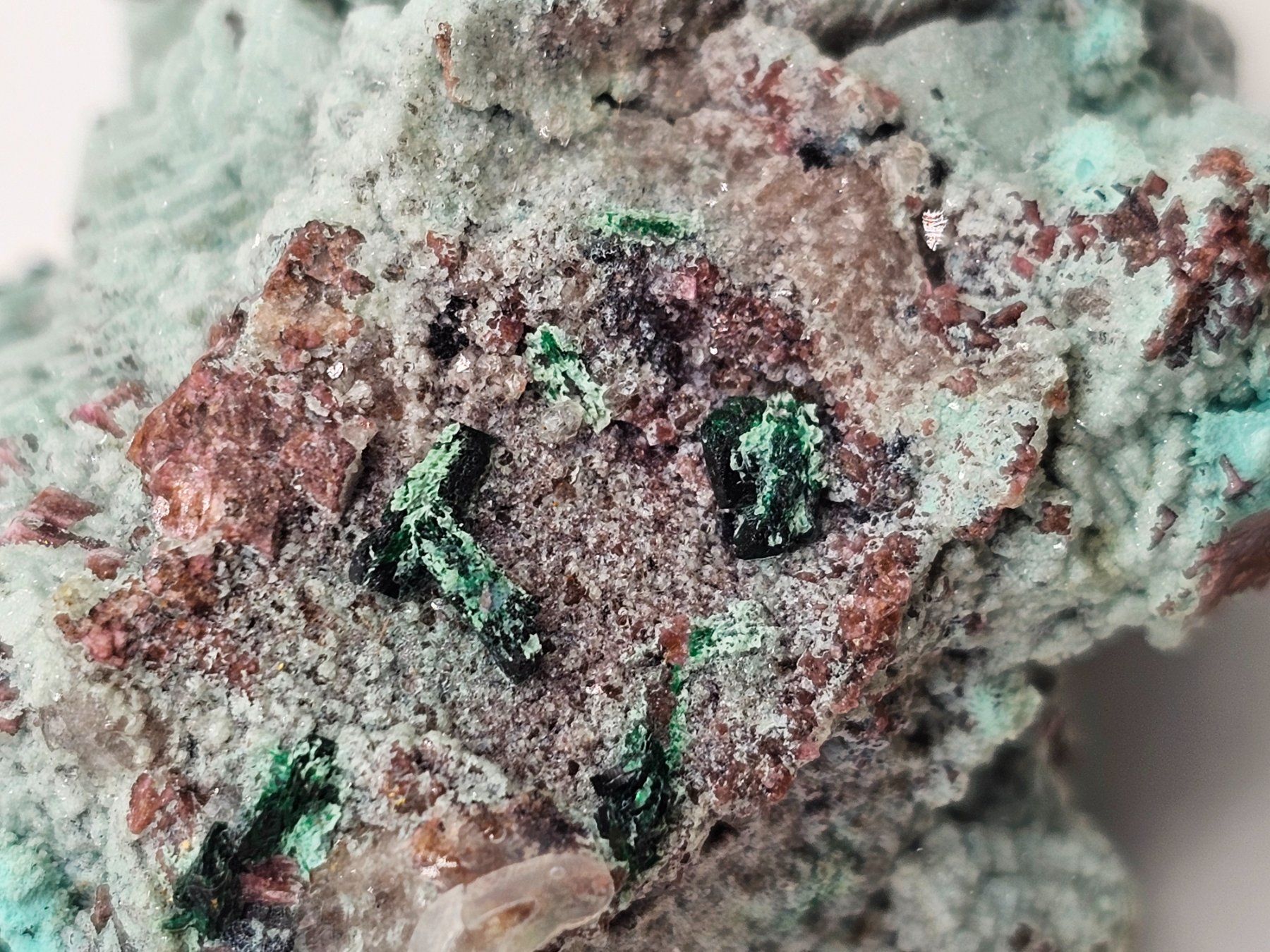 Minerali & Pietre curative: RaRe Euchroite on Chrysocolla, Mürtschenalp, Glarus – Usato da Figino venduto da minshop 7