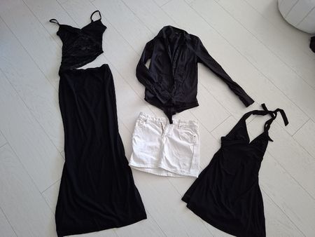 Kleidungsset 4-teilig schwarz gr 32/34