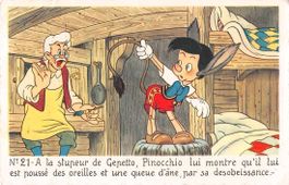 GRUSS von WALT DISNEY 1946 - ORIGINALKARTE