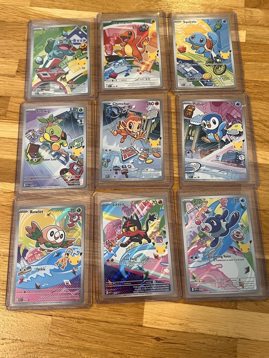 Pokémon Carte collezionabili: First parner Illustration #1 - Full Set - English  – Usato da Stallikon venduto da clemzou