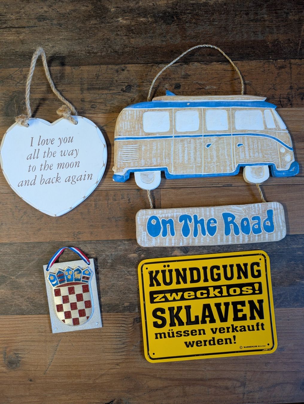 Tutte le decorazioni: Deko Schilder Set/ Vintage / lustig / Deko – Usato da Neuenhof venduto da mlw_w98j