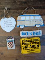 Deko Schilder Set/ Vintage / lustig / Deko