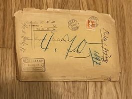 Couvert aus dem Jahr 1897! Biel Richteramt
