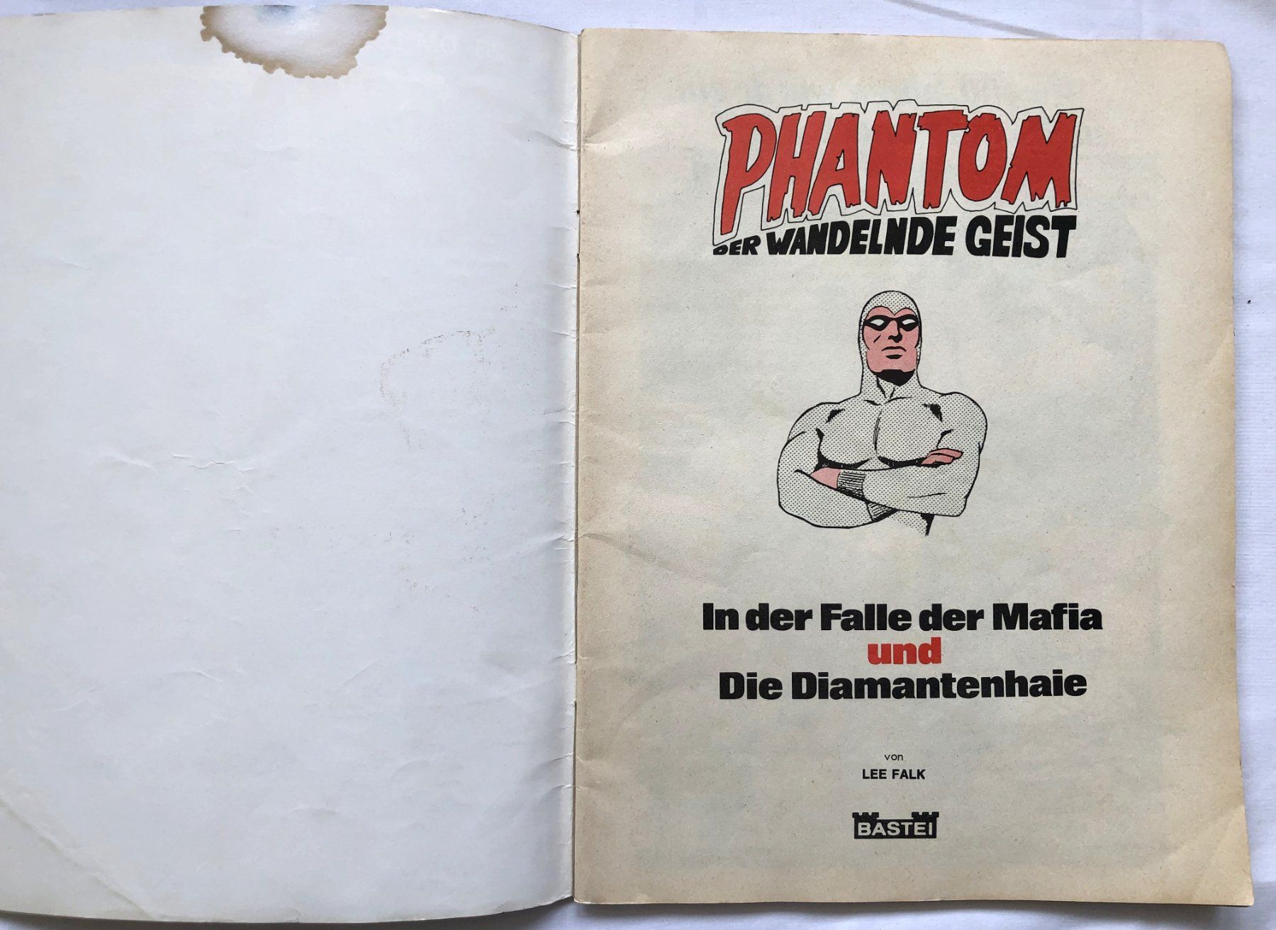 Fumetti: PHANTOM - Heft - Nr.128 - Bastei Verlag – Usato da Schaffhausen venduto da durruti 1