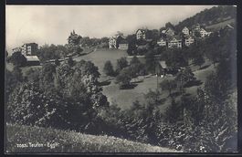 Teufen, Eggli, Ortsansicht am Berghang