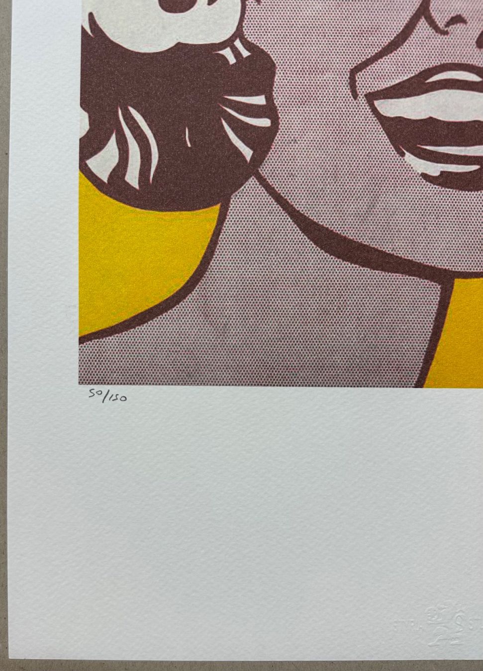 Poster & Bilder: Roy Lichtenstein: Head, POP Art 50/150 – Neu (gemäss Beschreibung) aus Meilen von Smgdesign 1