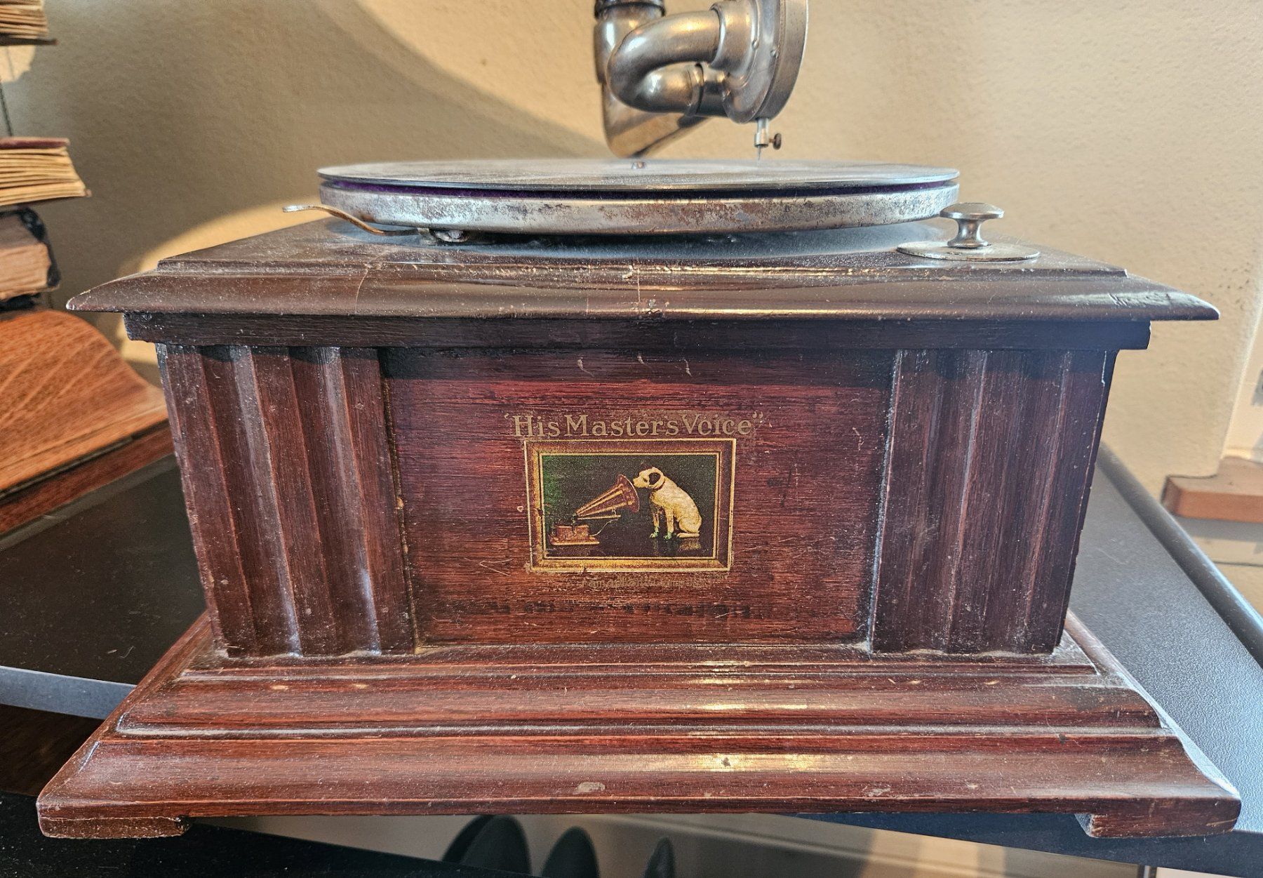 Plattenspieler: Antiker Grammophon "His Master's Voice" – Gebraucht aus Regensdorf von Ranti2 1